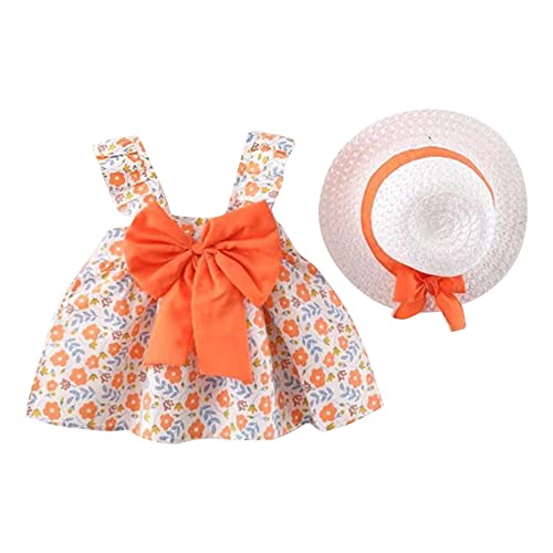 Uwdiohq Same Day Angebote Sale Outfits Prinzessin Kinder Baby Kleinkind Mädchen Ärmellose Dot Bogenhut mädchen Outfits & Set Babykleidung Baby Bekleidung Gr 68 Zwillingskle von Uwdiohq