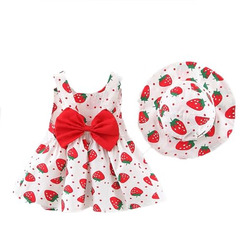 Uwdiohq Same Day Angebote Sale Outfits Prinzessin Kinder Baby Kleinkind Mädchen Ärmellose Dot Bogenhut & Set Warme Babykleidung Bekleidung Gr 68 Zwillingskle von Uwdiohq