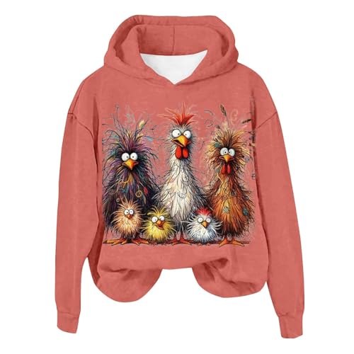 Uwdiohq Sommermode Damen 2024 Sale Sweat Pullover Damen Ohne Kapuze Sweatshirt Kurzarm Damen Kuschel Fleece Pullover Für Damen Braunes Langarmshirt Damen Laessige Sweatjacke Damen Sale Clearance von Uwdiohq