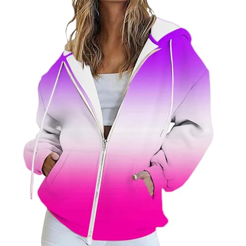 Uwdiohq Sommermode Damen 2025 Sale Long Hoodie Rosa Short Pullover Hoody Jacke Mit Kapuze Cozy Tunic Sweatshirt Sweatjacke Plus Size Meine Bestellungen von Uwdiohq