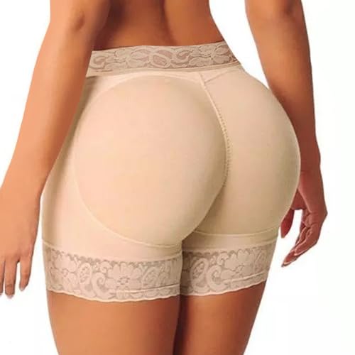 Uwiyo Damen Push Up Unterhose Damen Butt Lifter HöSchen HüFte Frauen Enhancers Fake Ass Hüfte Butt Lifter Unterhose Hip Enhancer Shapewear (DE/NL/SE/PL, Alphanumerisch, S, Regular, Regular, Skin) von Uwiyo