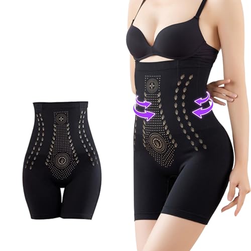 Uwiyo Fiber Restoration Shaper, IONSTech Unique Fiber Restoration Shaper Elastisch Body Shaper Hohe Taille Shapewear Bauchweg Unterhose für Damen Frauen L von Uwiyo