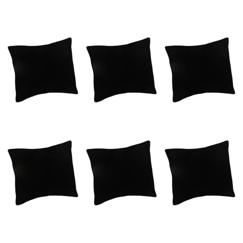 UxicRuya 6PCS Watch Pillows Lagerung für Erwachsene Armbänder Juwelier Display Kissen Belichtung Kleinunternehmen, Schwarzer Samt von UxicRuya