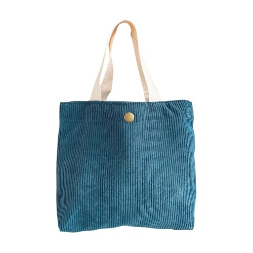 UxicRuya Cordely -Umhängetasche Satchel Eleganter Einkaufstasche zum Pendeln, Dunkelblau von UxicRuya