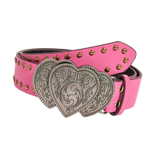 UxicRuya Damengürtel, 1,5" Breit, Bequem, Gothic, Western, Cowboy, Cowgirl, Schmuck, Geschenke für Konzerte, Disco, Tanz, Rosa UxicRuya Damengürtel, 1,5" Breit, Bequem, Gothic, Western, Cowboy, Cowgirl, Schmuck, Geschenke für Konzerte, Disco, Tanz, Rosa von UxicRuya