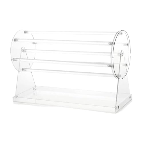 UxicRuya Haarspangen Organizer Halter, Transparentes Acryl für Frauen mit Tablett, Stirnband Ausstellungsständer, Aufbewahrungshalter von UxicRuya