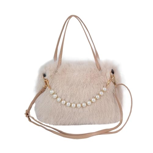 UxicRuya Plüschtasche für Damen, lässige Unterarmtasche für Arbeit, Urlaub, Dating, Khaki UxicRuya Plüschtasche für Damen, lässige Unterarmtasche für Arbeit, Urlaub, Dating, Khaki von UxicRuya