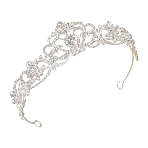 UxicRuya Strasskrone für Frauen Schmuck Headset Friseur Accessoire Tiara Prinzessin Crow, Stil c von UxicRuya