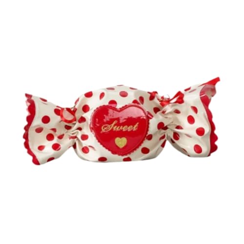 UxicRuya Umhängetasche in Bonbonform. Neuartige Umhängetasche zum Einkaufen im Sommerurlaub, Rot von UxicRuya