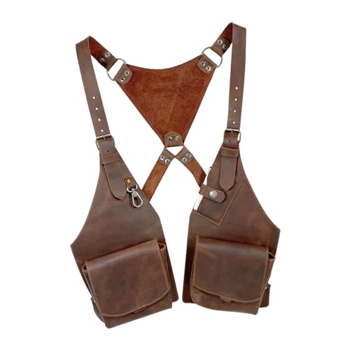 UxicRuya Unterarm Umhängetasche, Anti Diebstahl Schultertasche für Partys Im Freien, Reisen, braun von UxicRuya