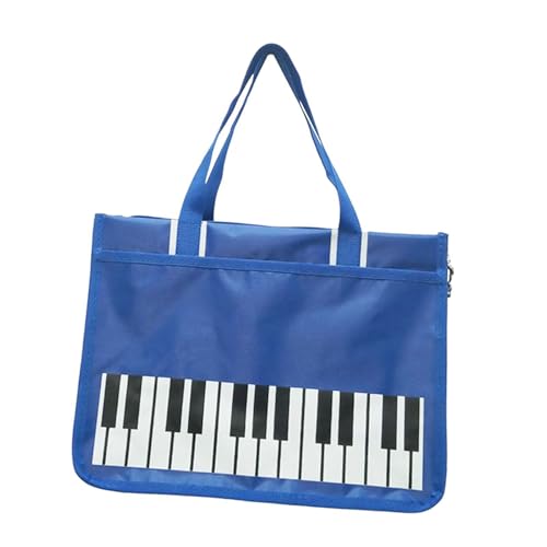 UxicRuya VORTOT ALLE Handtasche Wiederverwendbare Handtaschen mit Großer Kapazitätsklavierzubehör in Nylon, Dunkelblau von UxicRuya