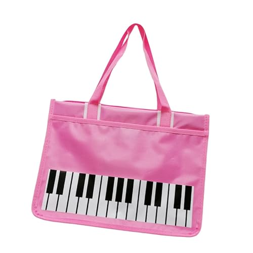 UxicRuya VORTOT ALLE Handtasche Wiederverwendbare Handtaschen mit Großer Kapazitätsklavierzubehör in Nylon, Rosa von UxicRuya