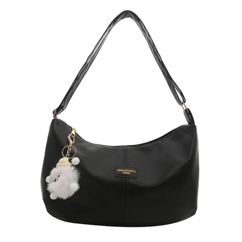 UxicRuya Weibliche -Taschenhandtasche für Urlaubsstrand Alltag Reisen, Schwarz von UxicRuya