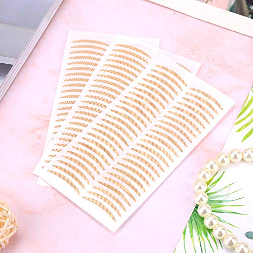 72 Paare Double Eyelid Tape Unsichtbare Faser Double Eyelid Sticker Augenlid-Hebestreifen für Hooded Droopy von Uxsiya