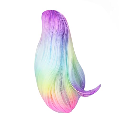 BJD-Puppenperücke, exquisite Kopfbedeckung, weicher, geschmeidiger Farbverlauf, 1: 3 BJD-Perücke zum Selbermachen von Uxsiya