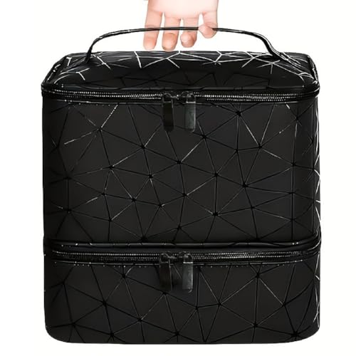 Uxsjakjsd Tragbare 30 Flaschen Nagellackspeicherbeutel mit Großer Kapazität Kosmetischer Organizer Handtasche für die von Uxsjakjsd