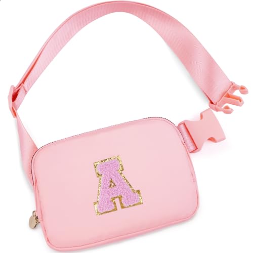 Gürteltasche, Umhängetasche, Hüfttasche, personalisierte Reisetasche, Geschenk für Mädchen und Frauen, Pink, A von Uygafly