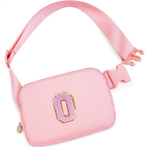 Gürteltasche, Umhängetasche, Hüfttasche, personalisierte Reisetasche, Geschenk für Mädchen und Frauen, Pink, O von Uygafly