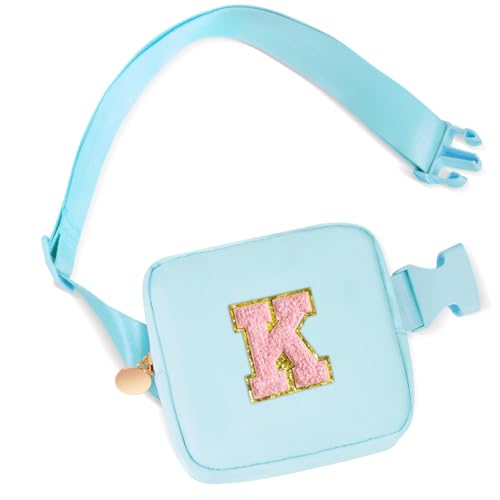 Uygafly Mini-Gürteltasche für kleine Mädchen, Geschenke für Mädchen, Blau, 6.1 x 6.1 x 1.38 inches, K von Uygafly