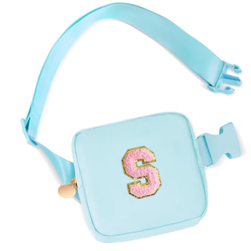 Uygafly Mini-Gürteltasche für kleine Mädchen, Geschenke für Mädchen, Blau, 6.1 x 6.1 x 1.38 inches, Größe S: von Uygafly