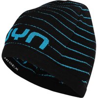 UYN Herren Beanie schwarz Mikrofaser gestreift von Uyn