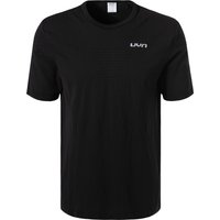 UYN Herren Funktionsshirt schwarz Mikrofaser unifarben Comfort Fit von Uyn