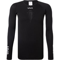 UYN Herren Longsleeve schwarz Mikrofaser unifarben von Uyn