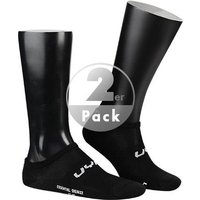 UYN Herren Sneakersocken schwarz Mikrofaser unifarben von Uyn