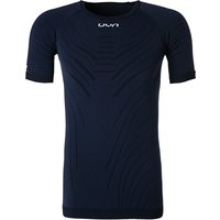UYN Herren T-Shirt blau Mikrofaser unifarben von Uyn