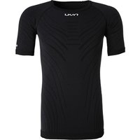 UYN Herren T-Shirt Schwarz Mikrofaser unifarben von Uyn