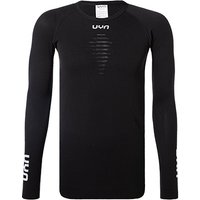 UYN Herren Longsleeve schwarz Mikrofaser unifarben von Uyn