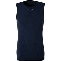 UYN Herren Tanktop blau Mikrofaser unifarben von Uyn