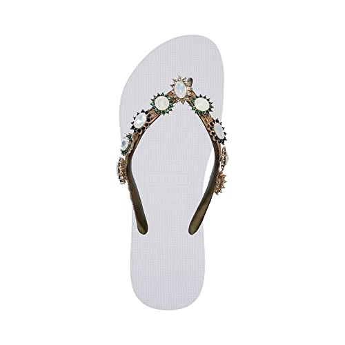 Uzurii Pearl Monroe - Wit Damen Flip Flops Größe 39/40 Damen Flip Flops Größe 40 Uzurii Pearl Monroe - Wit Damen Flip Flops Größe 39/40 Damen Flip Flops Größe 40 von Uzurii