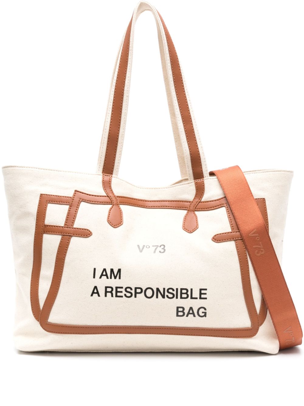 V°73 Responsibility Must Schultertasche - Nude von V°73