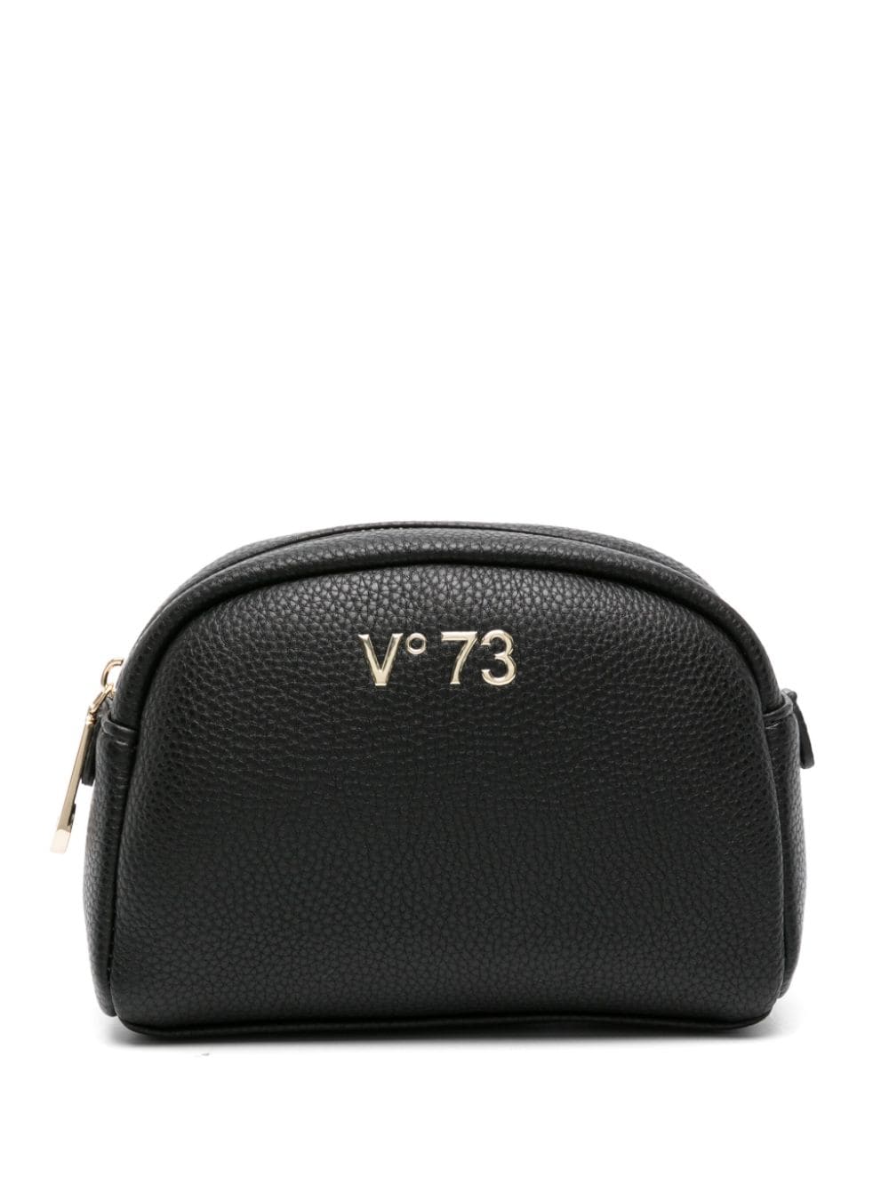 V°73 Kosmetiktasche mit Logo-Schild - Schwarz von V°73