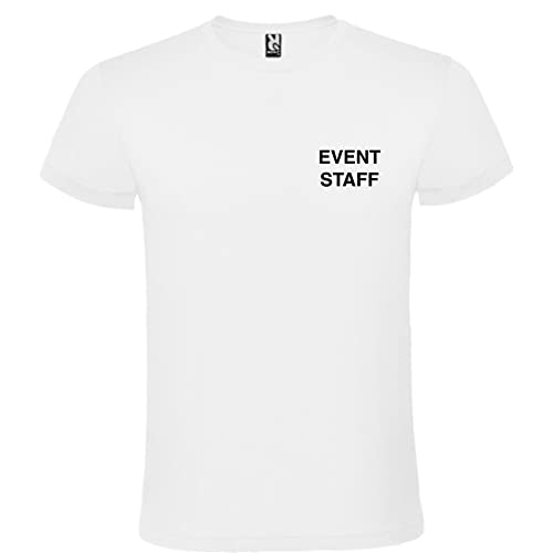 V Safety Unisex Event Staff Weiß – Größe M Arbeits-T-Shirt, M von VSafety