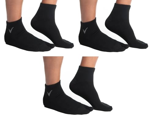V-Toe dicke hochwertige Knöchel-Flip-Flop-Socken – Tabi Split Toe Herren Damen Japanisch 3er-Pack, Schwarz, Small V-Toe dicke hochwertige Knöchel-Flip-Flop-Socken – Tabi Split Toe Herren Damen Japanisch 3er-Pack, Schwarz, Small von V-TOE SOCKS