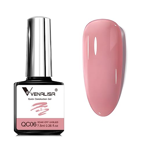 V VENALISA Bulider Gel Quick Construction Base Gel Strengthener Gel Nail Polish Nude Purple Natural Color Poly Gel for Broken Nails Repair Nails von V VENALISA