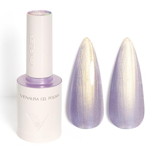 VENALISA UV Negellack Natur Lila Purpur Gold Gellack UV Gel Nail Polish Klassischer und All MatchStil für Valentinstag Hochzeit Dating Weihnachtswochenende 10ml von V VENALISA