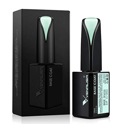 VENALISA base coat No Wipe Unterlack Soak Off UV LED Nail Gel Polish,Sorgt bis zu sieben Tage lang für einen glänzenden Effekt von V VENALISA