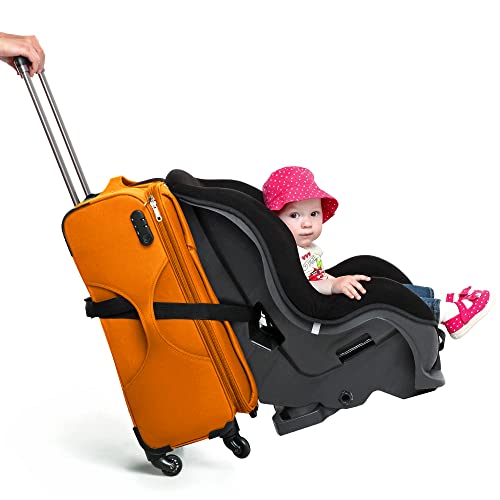 VolkGo Autositz-Reisegurt – Autositz-Reisengurt zum Umwandeln von Autositz und Handgepäck in einen Flughafenautositz Kinderwagen von V VOLKGO