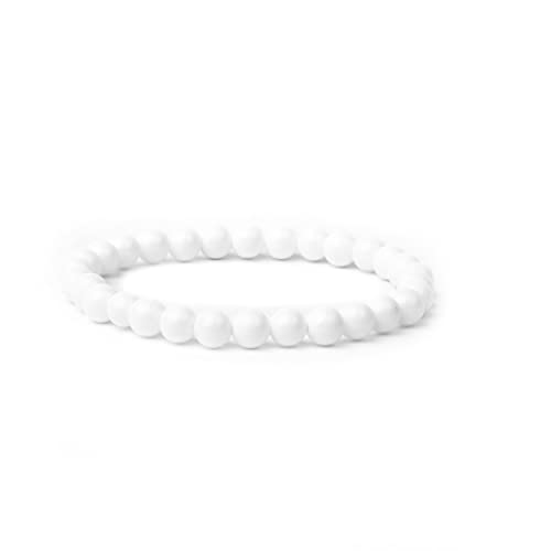 V Vascavi Armband Edelstein, Naturstein als Chakrastein, Heilstein, Ø 6 mm Perlen, MADE IN GERMANY Perlenarmband ca. 20 cm lang, elastisch, Shell Stein V Vascavi Armband Edelstein, Naturstein als Chakrastein, Heilstein, Ø 6 mm Perlen, MADE IN GERMANY Perlenarmband ca. 20 cm lang, elastisch, Shell Stein von V Vascavi