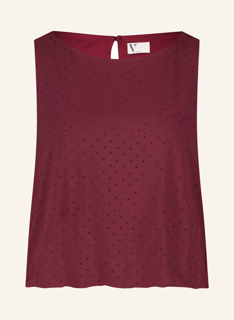 V By Vera Mont Top Mit Schmucksteinen rot von V by Vera Mont