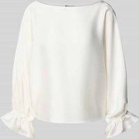 V by Vera Mont Relaxed Fit Bluse mit U-Boot-Ausschnitt in Weiss, Größe 36 V by Vera Mont Relaxed Fit Bluse mit U-Boot-Ausschnitt in Weiss, Größe 36 von V by Vera Mont