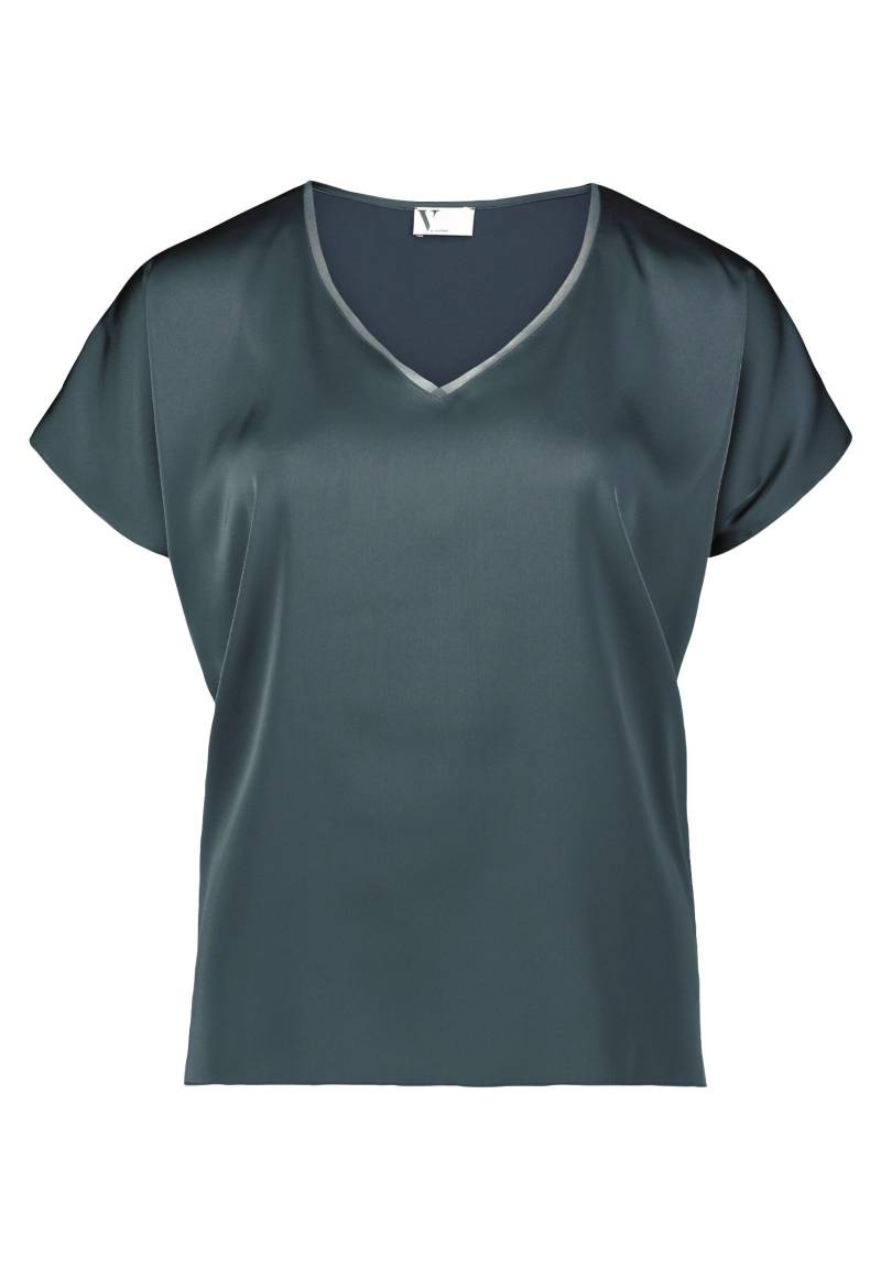 V by Vera Mont - Satin-Bluse grey olive - Gr. - 34 von V by Vera Mont
