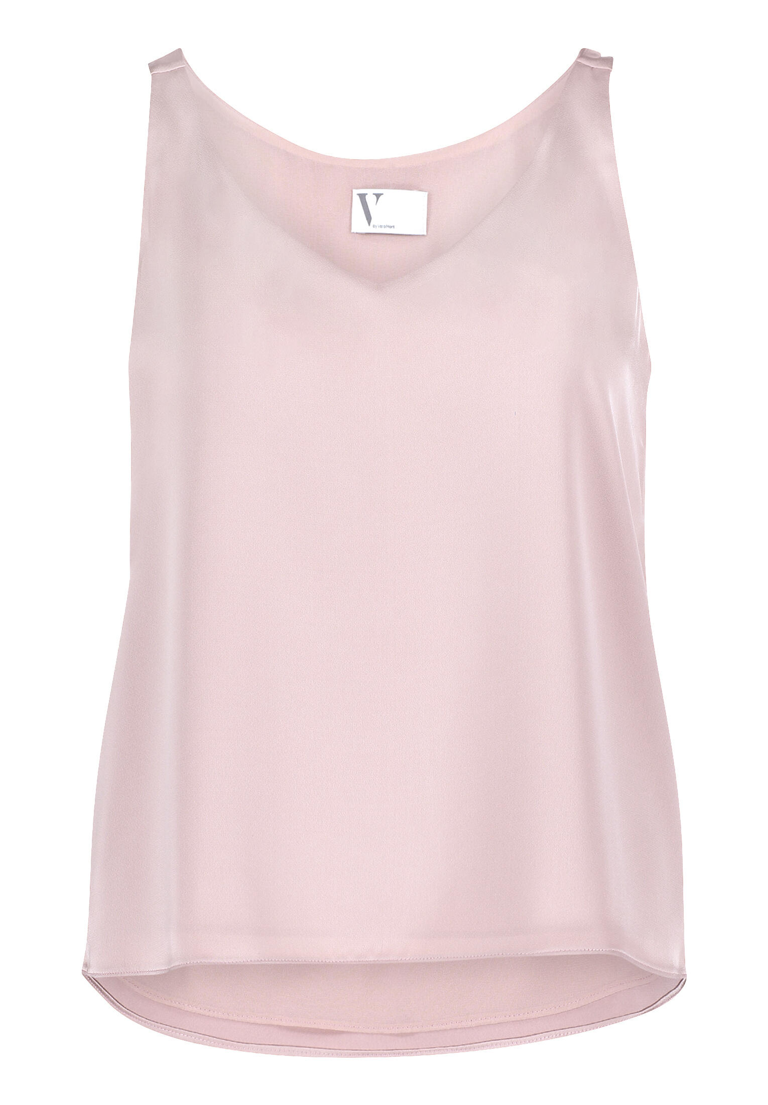 V by Vera Mont - Satin-Bluse hydrangea rosé - Gr. - 38 von V by Vera Mont