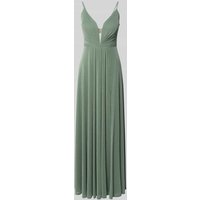 V.M. Abendkleid mit Cut Out im Rücken in Hellgruen, Größe 38 von V.M.
