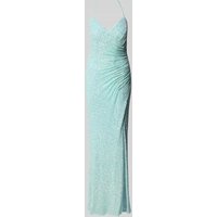 V.M. Abendkleid mit Pailletten in Hellgruen, Größe 42 V.M. Abendkleid mit Pailletten in Hellgruen, Größe 42 von V.M.