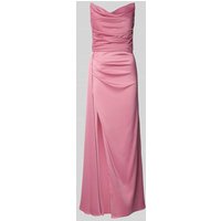 V.M. Abendkleid mit Wasserfall-Ausschnitt in Rosa, Größe 32 von V.M.
