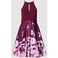 V.M. Cocktailkleid mit floralem Muster in Bordeaux, Größe 42 V.M. Cocktailkleid mit floralem Muster in Bordeaux, Größe 42 von V.M.